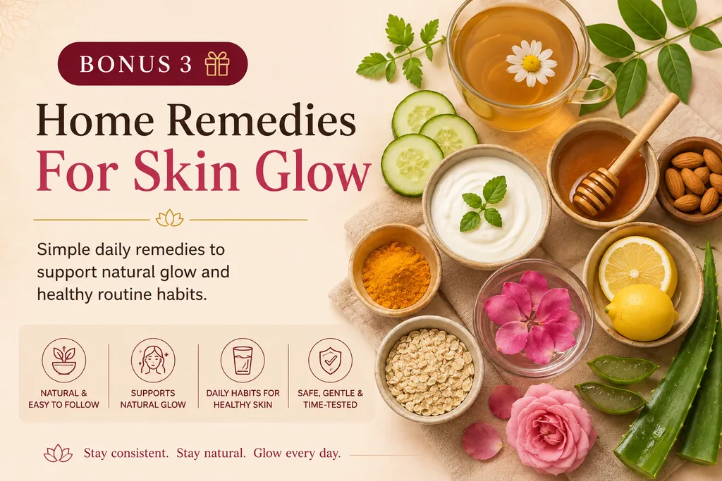 Home remedies for glow bonus